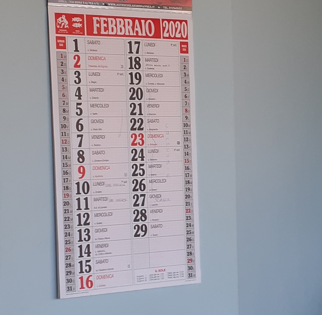 Calendario